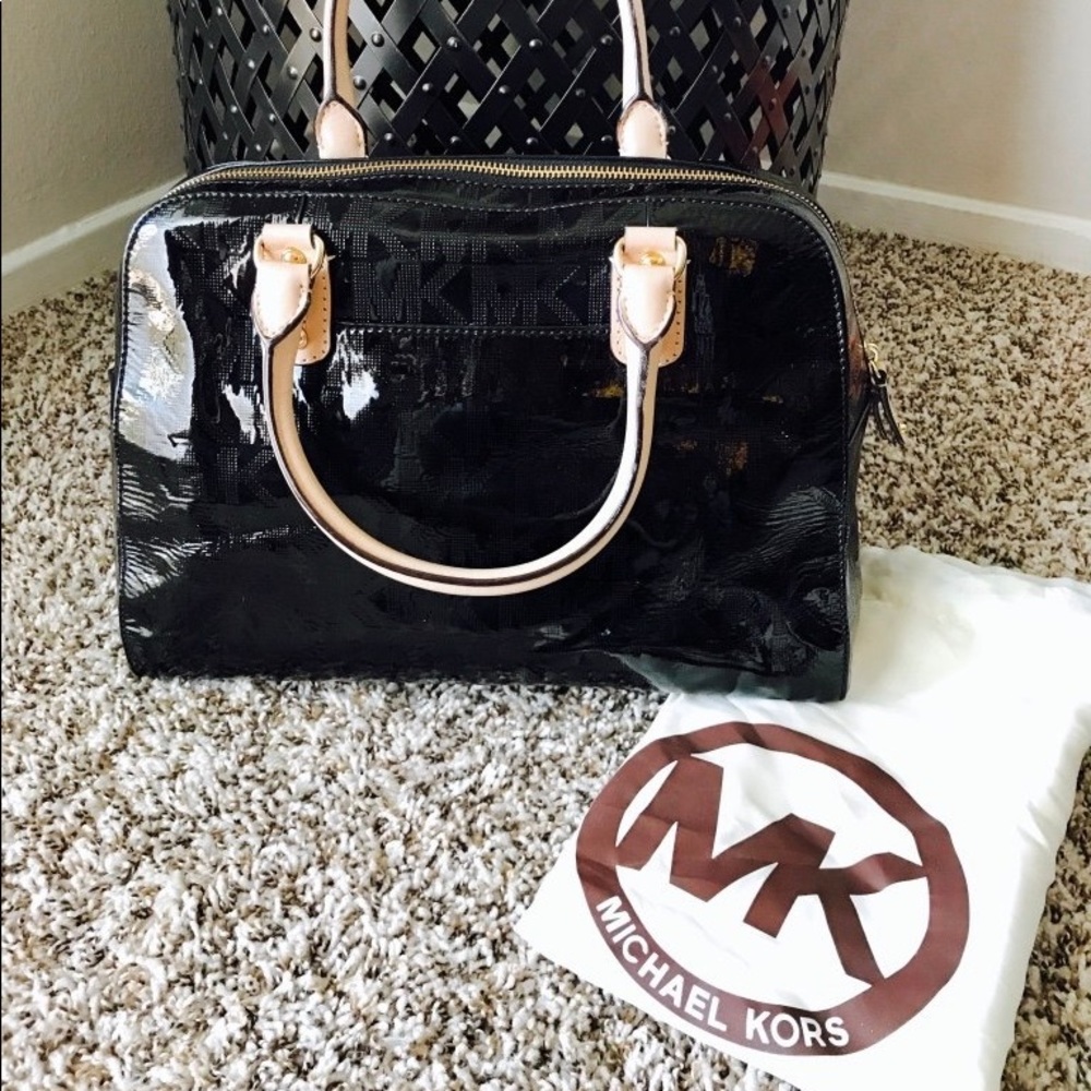 Michael Kors Black Satchel Purse